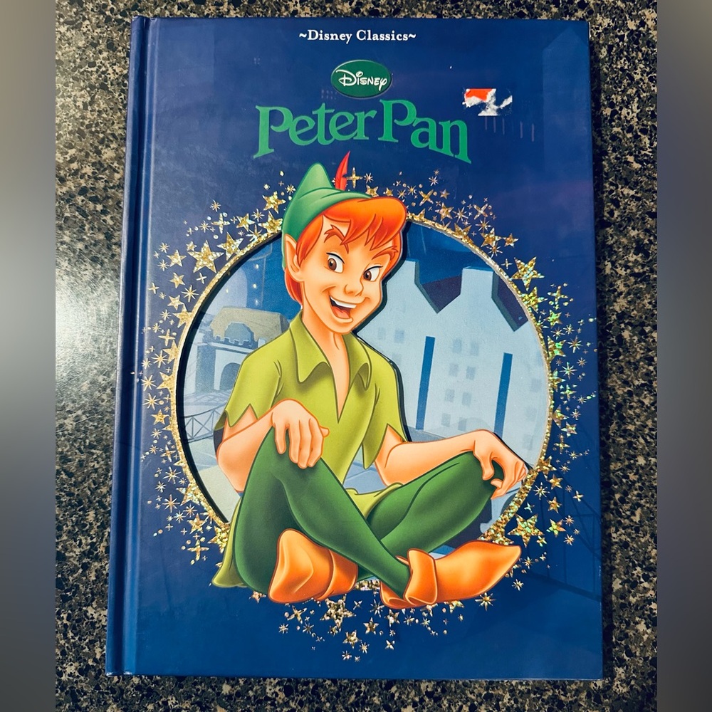 Disney Peter Pan Book - Blue and Green